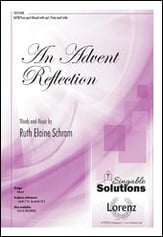 An Advent Reflection SATB choral sheet music cover